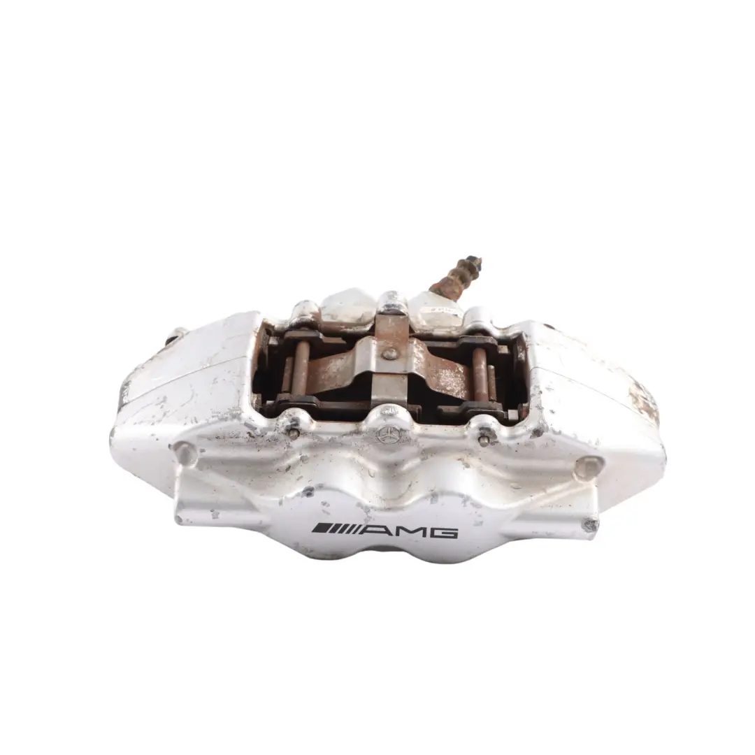 Brake Caliper Brembo Silver Rear Left N/S to Mercedes SLK 55 R171 AMG with Part number A0034202983 Mercedes SLK 55 R171 AMG Brake Caliper Brembo Silver Rear Left N/S - SKU A0034202983 - Part number A0034202983