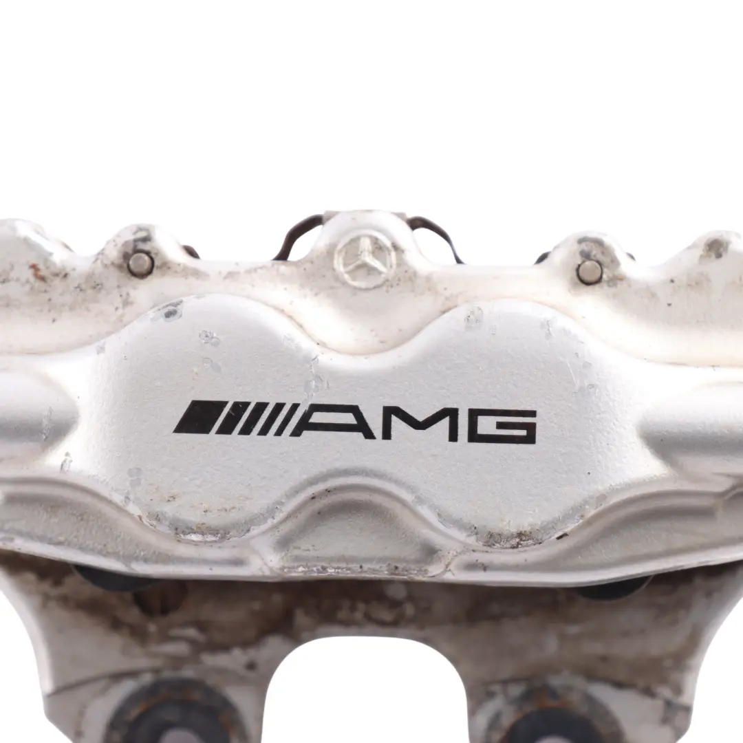 Brake Caliper Brembo Silver Rear Left N/S to Mercedes SLK 55 R171 AMG with Part number A0034202983 Mercedes SLK 55 R171 AMG Brake Caliper Brembo Silver Rear Left N/S - SKU A0034202983 - Part number A0034202983