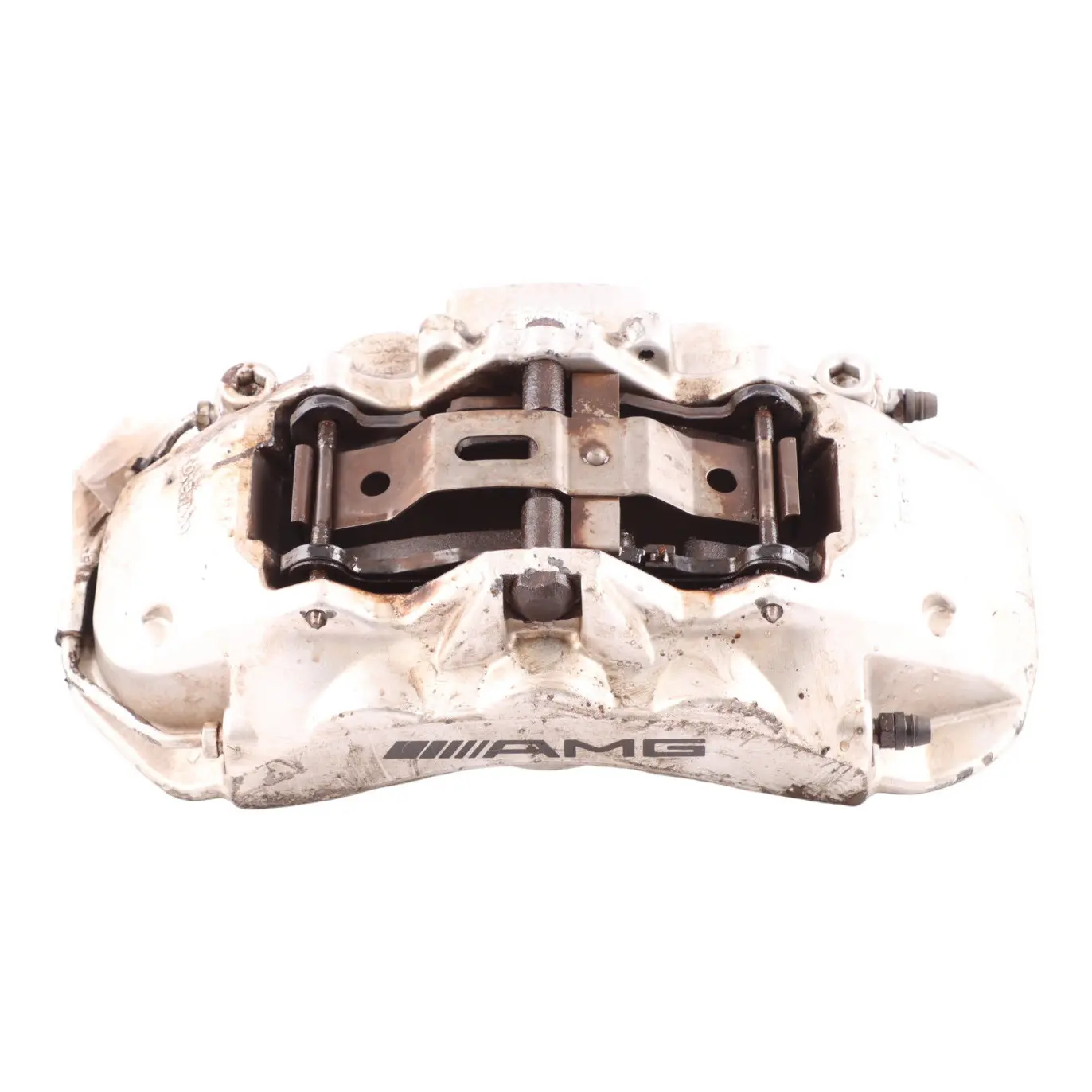 Mercedes SLK 55 R171 AMG Brake Caliper Front Right O/S Sliver A0034204883