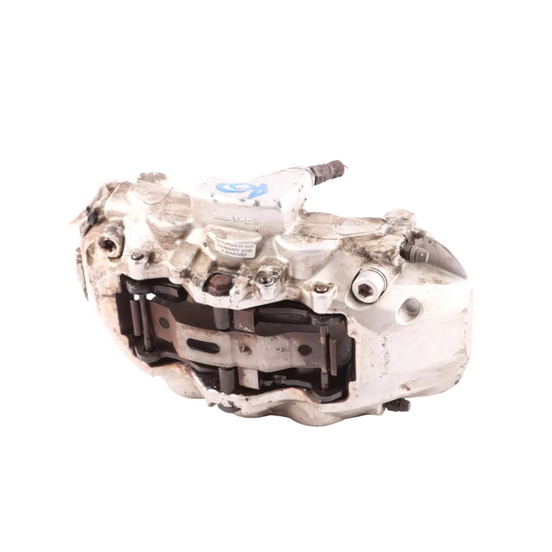 Mercedes SLK 55 R171 AMG Brake Caliper Front Right O/S Sliver - SKU A0034204883 - Part number A0034204883