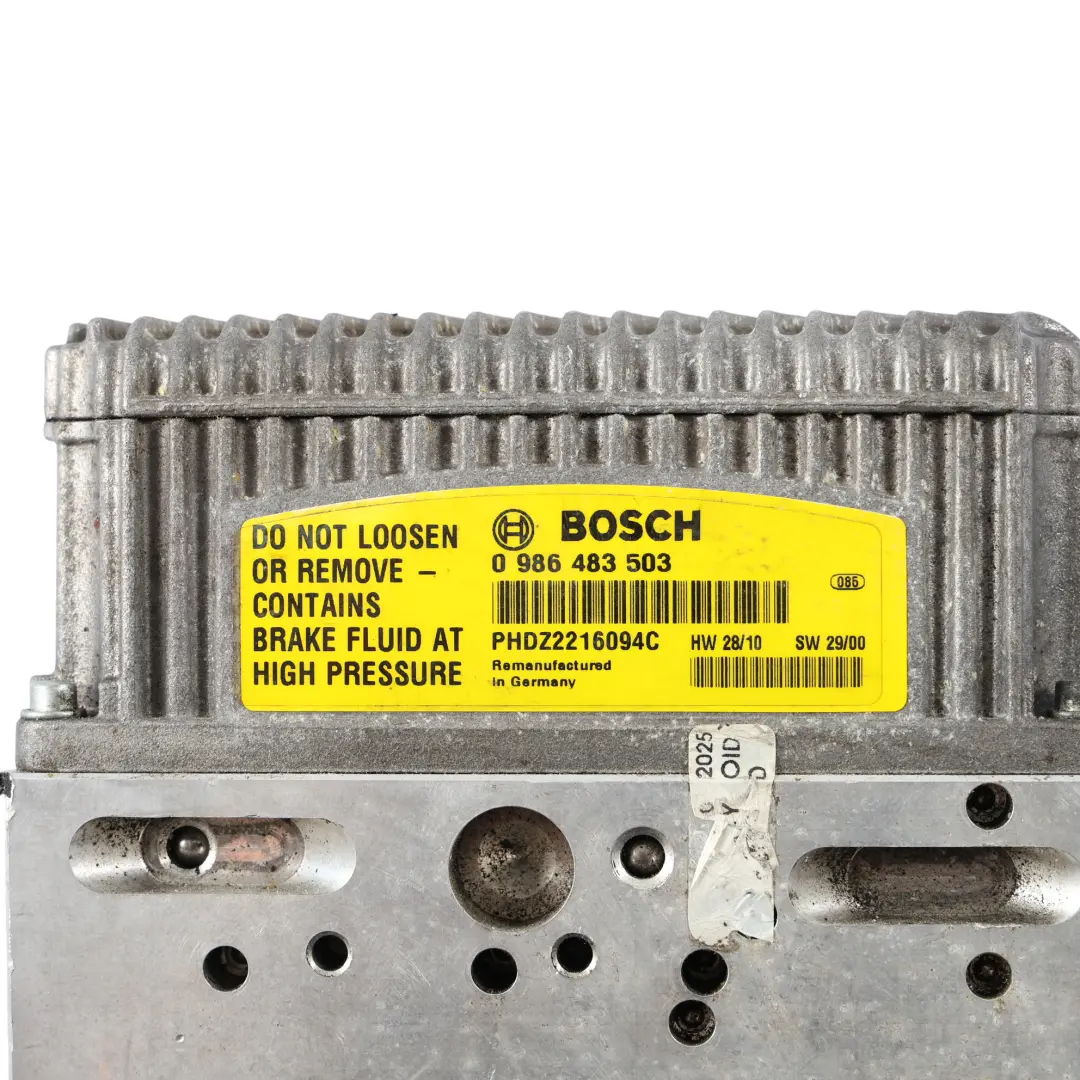 Pompe Frein ABS SBC Unité Commande Frein Hydraulique A0054317212 pour Mercedes W211 à propos du numéro de pièce A0054318112 Mercedes W211 Pompe Frein ABS SBC Unité Commande Frein Hydraulique A0054317212 - SKU A0054318112 - Numéro de pièce A0054318112