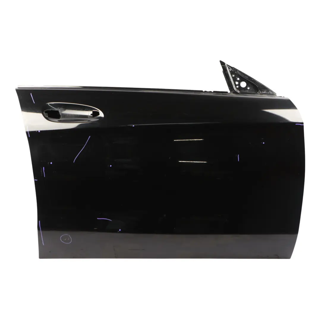 Mercedes C117 Door Front Right O/S Covering Panel Kosmos Black Metallic - 191 - SKU A1177200205-KB - Part number A1177200205