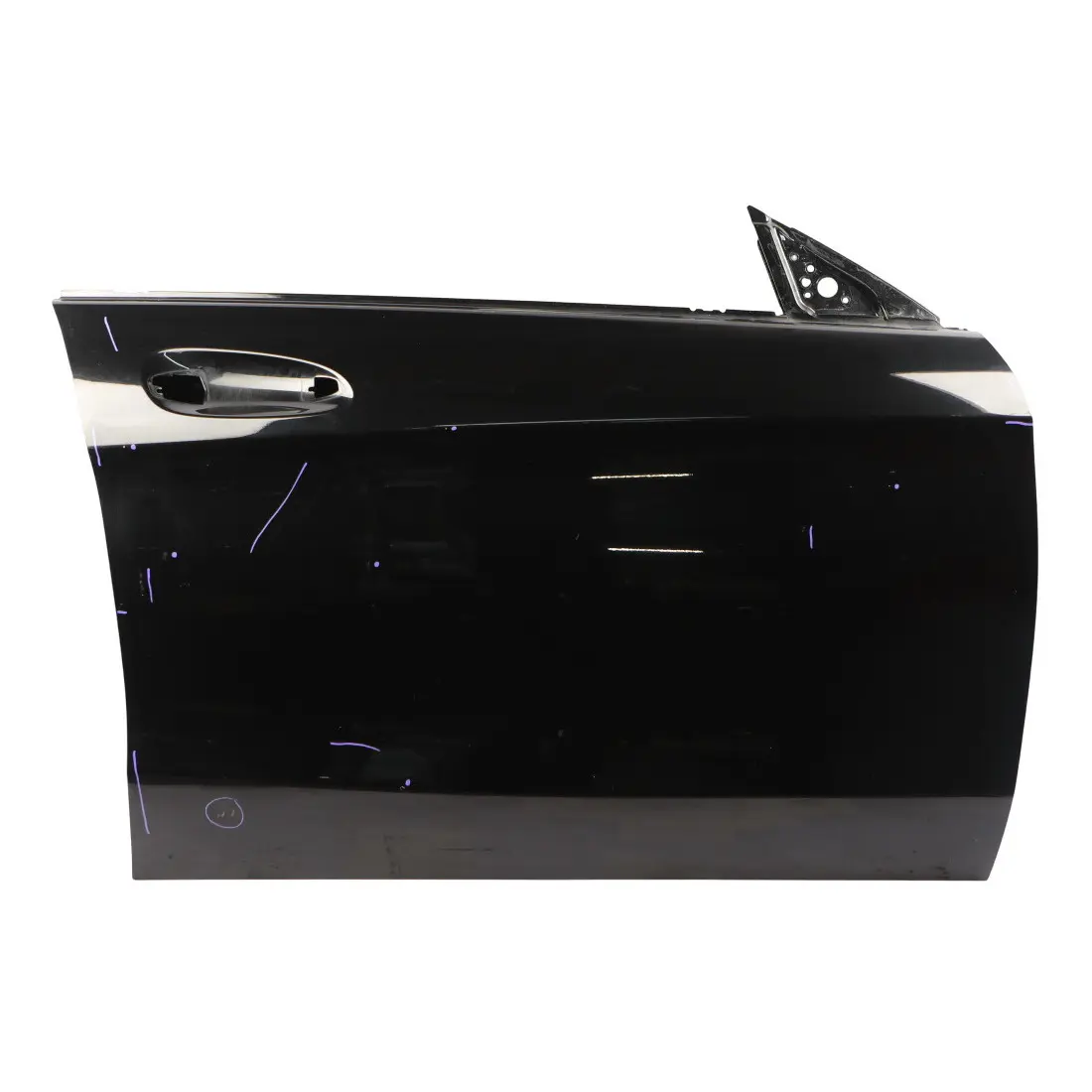 Mercedes C117 Door Front Right O/S Covering Panel Kosmos Black Metallic - 191