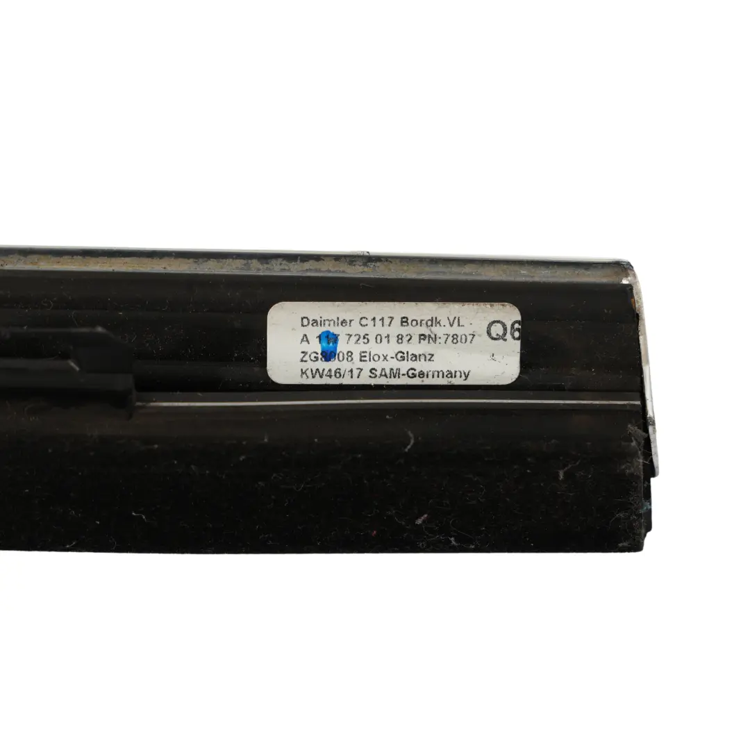 Vordertür Außen Dekorstreifen Trim Links Chrom für Mercedes C117 mit Teilenummer A1177250182 Mercedes C117 Vordertür Außen Dekorstreifen Trim Links Chrom - SKU A1177250182 - Teilenummer A1177250182