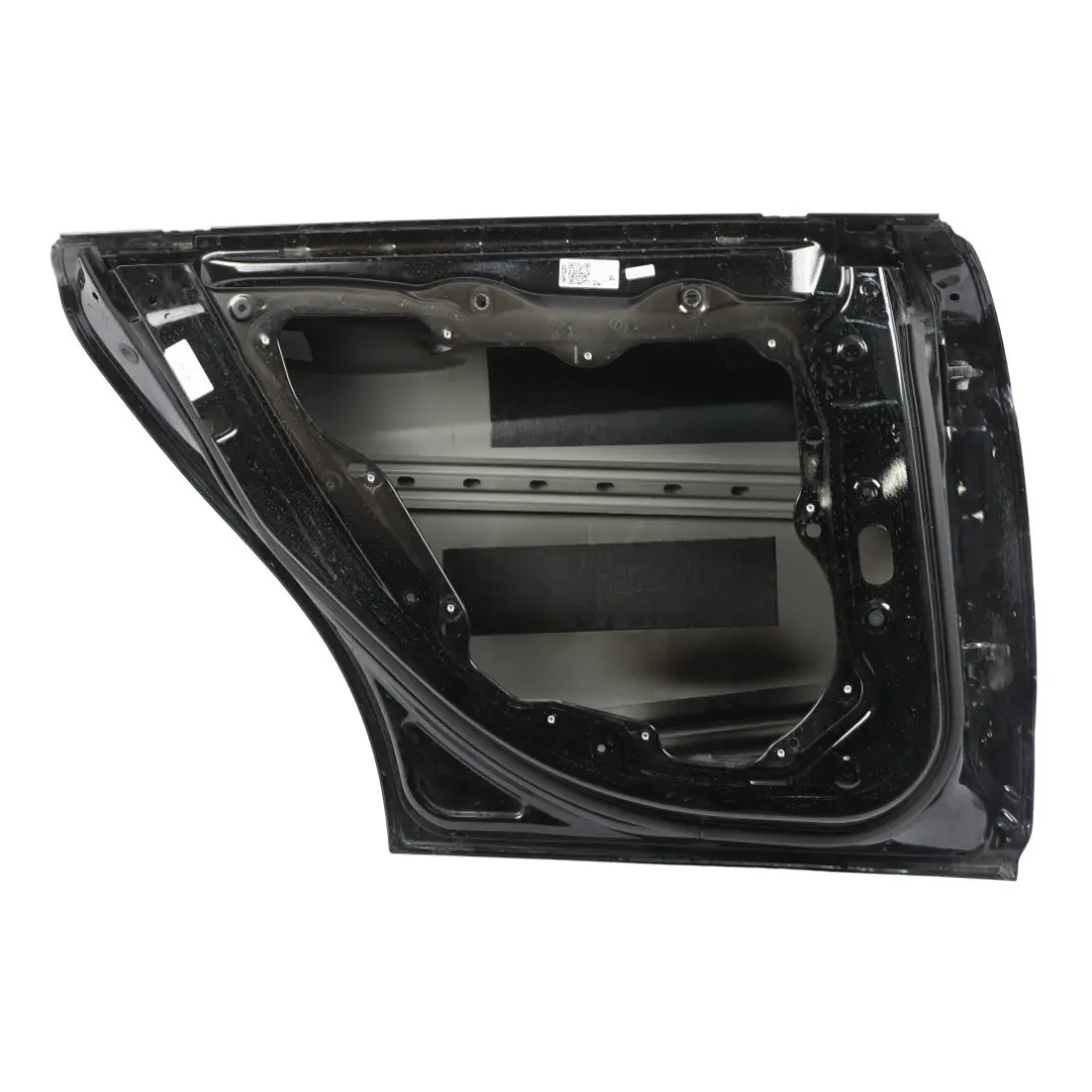 Door Rear Left N/S Kosmos Cosmic Black Metallic - 191 to Mercedes CLA C117 with Part number A1177300105 Mercedes CLA C117 Door Rear Left N/S Kosmos Cosmic Black Metallic - 191 - SKU A1177300105-KB1 - Part number A1177300105