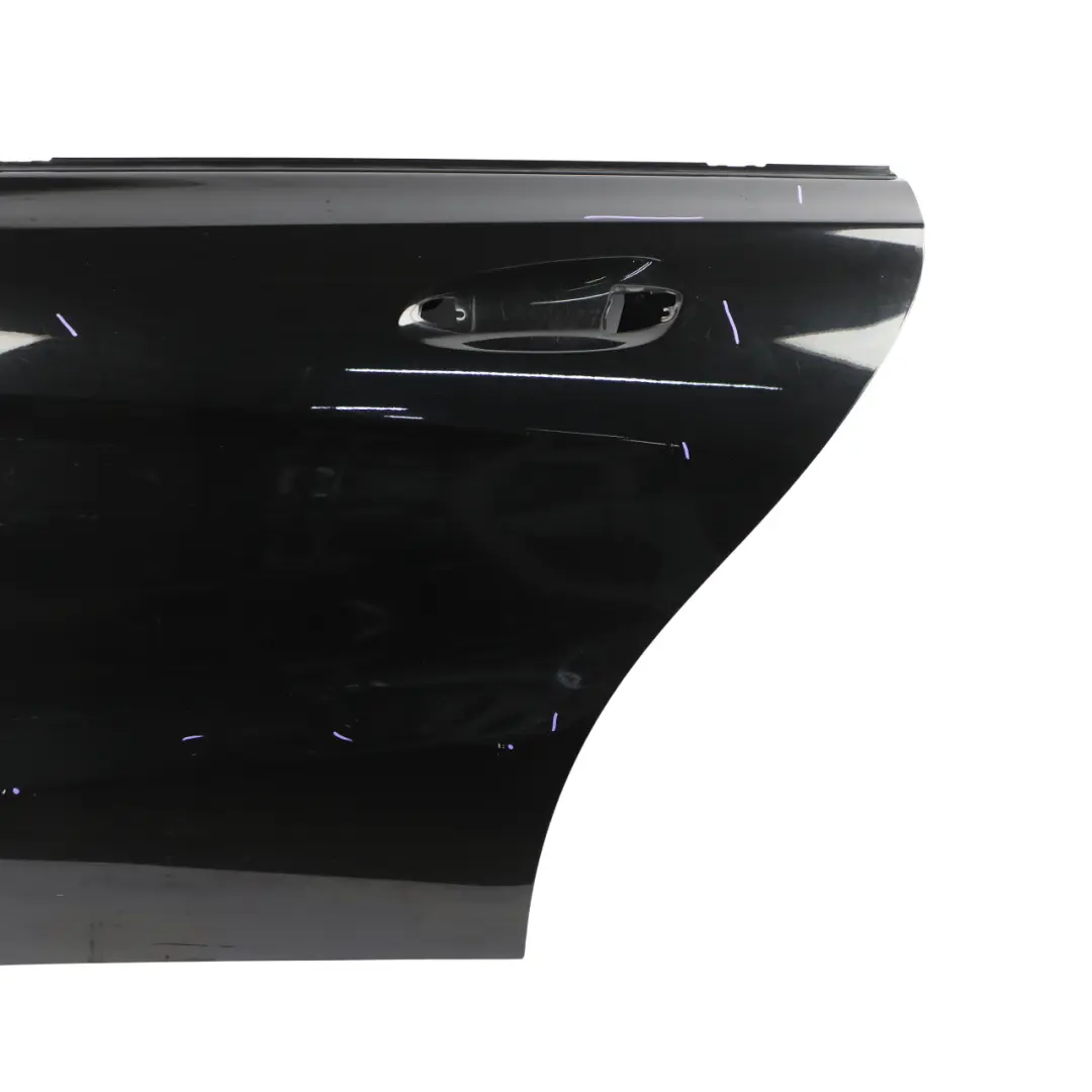 Mercedes CLA C117 Door Rear Left N/S Kosmos Cosmic Black Metallic - 191 - SKU A1177300105-KB1 - Part number A1177300105