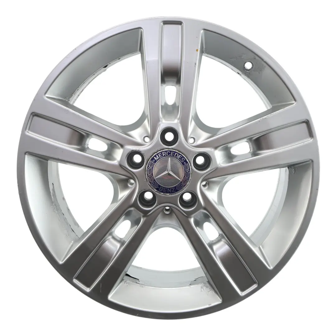 Argento Cerchio In Lega 18" 8J ET:60 A 5 Razze per Mercedes ML W164 con numero di parte A1644015702 Mercedes ML W164 Argento Cerchio In Lega 18" 8J ET:60 A 5 Razze - SKU A1644015702-1 - Numero di parte A1644015702