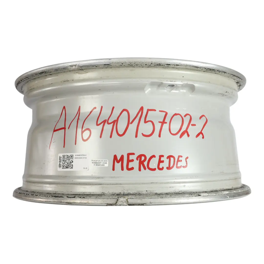Mercedes ML W164 Silberne Leichtmetallfelge 18" 8J ET:60 5-Speichen - SKU A1644015702-2 - Teilenummer A1644015702