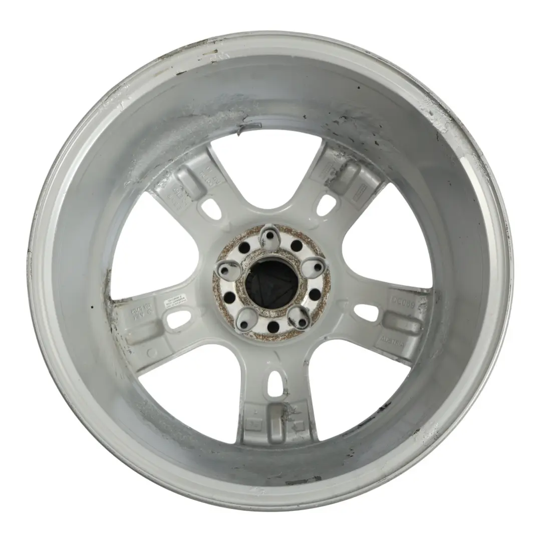 Alloy Rim 18" 8J ET:60 5-Spoke to Mercedes ML W164 Silver Wheel with Part number A1644015702 Mercedes ML W164 Silver Wheel Alloy Rim 18" 8J ET:60 5-Spoke - SKU A1644015702-2 - Part number A1644015702