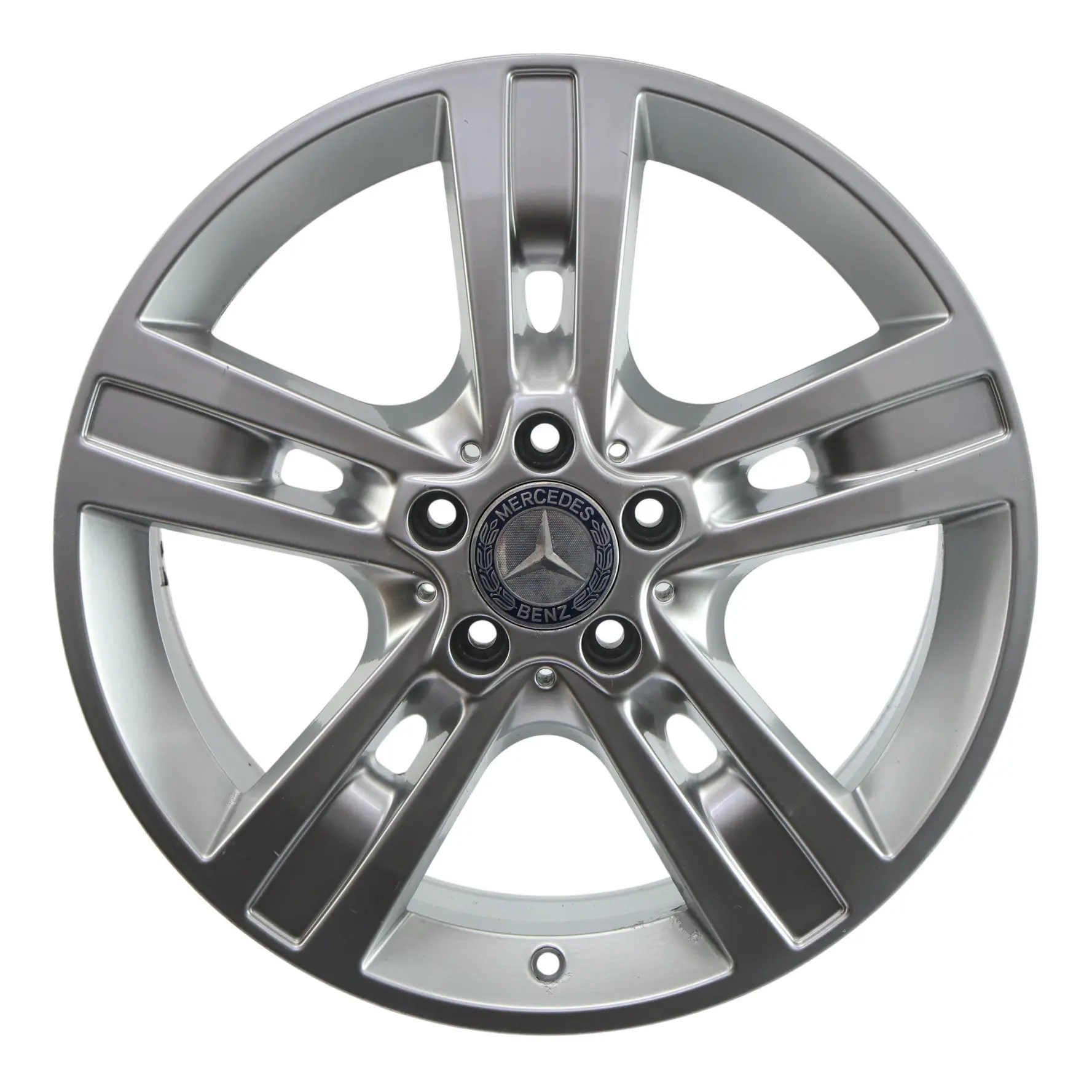 Mercedes ML W164 Silver Wheel Alloy Rim 18" 8J ET:60 5-Spoke A1644015702