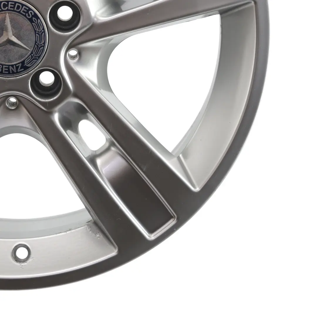 Alloy Rim 18" 8J ET:60 5-Spoke to Mercedes ML W164 Silver Wheel with Part number A1644015702 Mercedes ML W164 Silver Wheel Alloy Rim 18" 8J ET:60 5-Spoke - SKU A1644015702-3 - Part number A1644015702