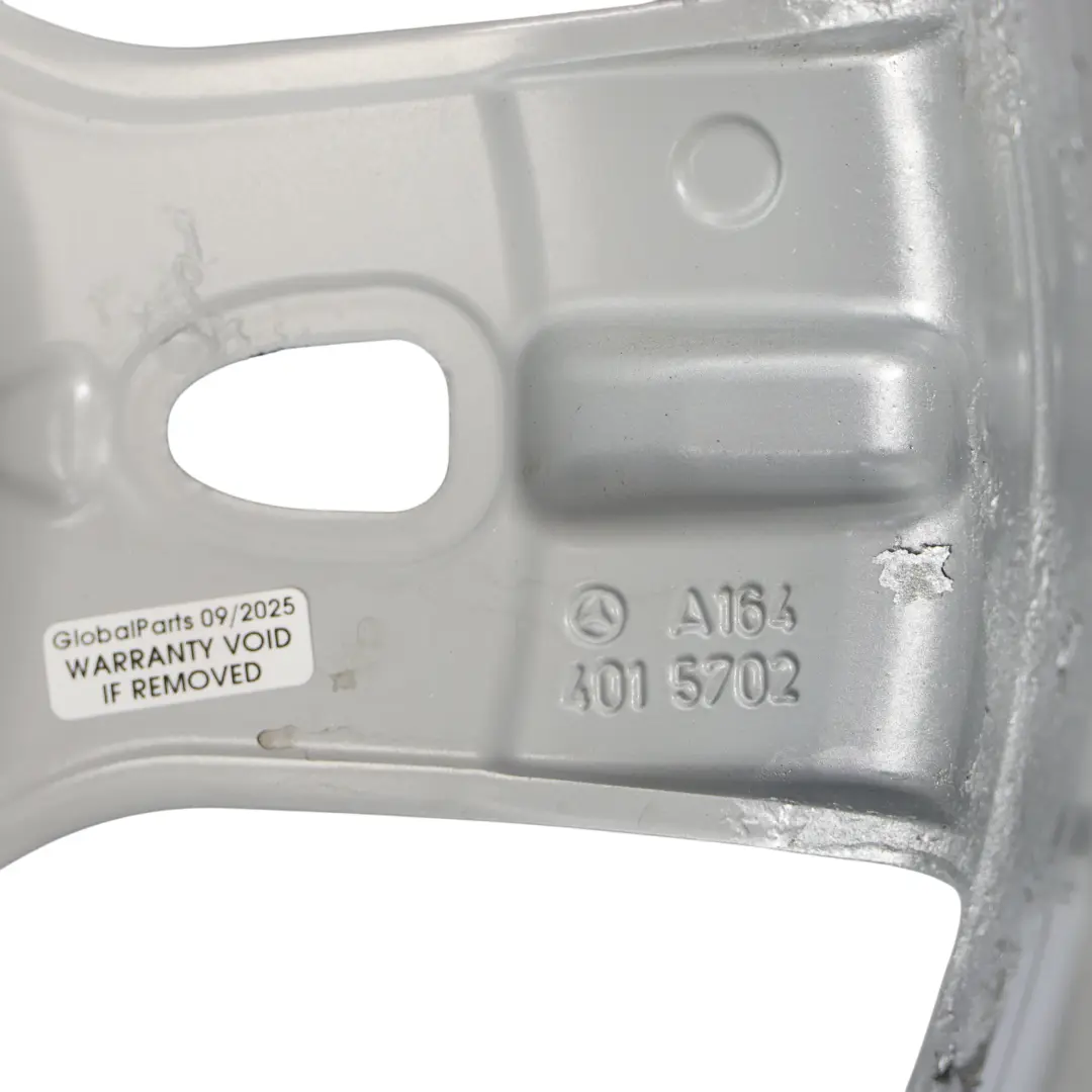 Alloy Rim 18" 8J ET:60 5-Spoke to Mercedes ML W164 Silver Wheel with Part number A1644015702 Mercedes ML W164 Silver Wheel Alloy Rim 18" 8J ET:60 5-Spoke - SKU A1644015702-4 - Part number A1644015702