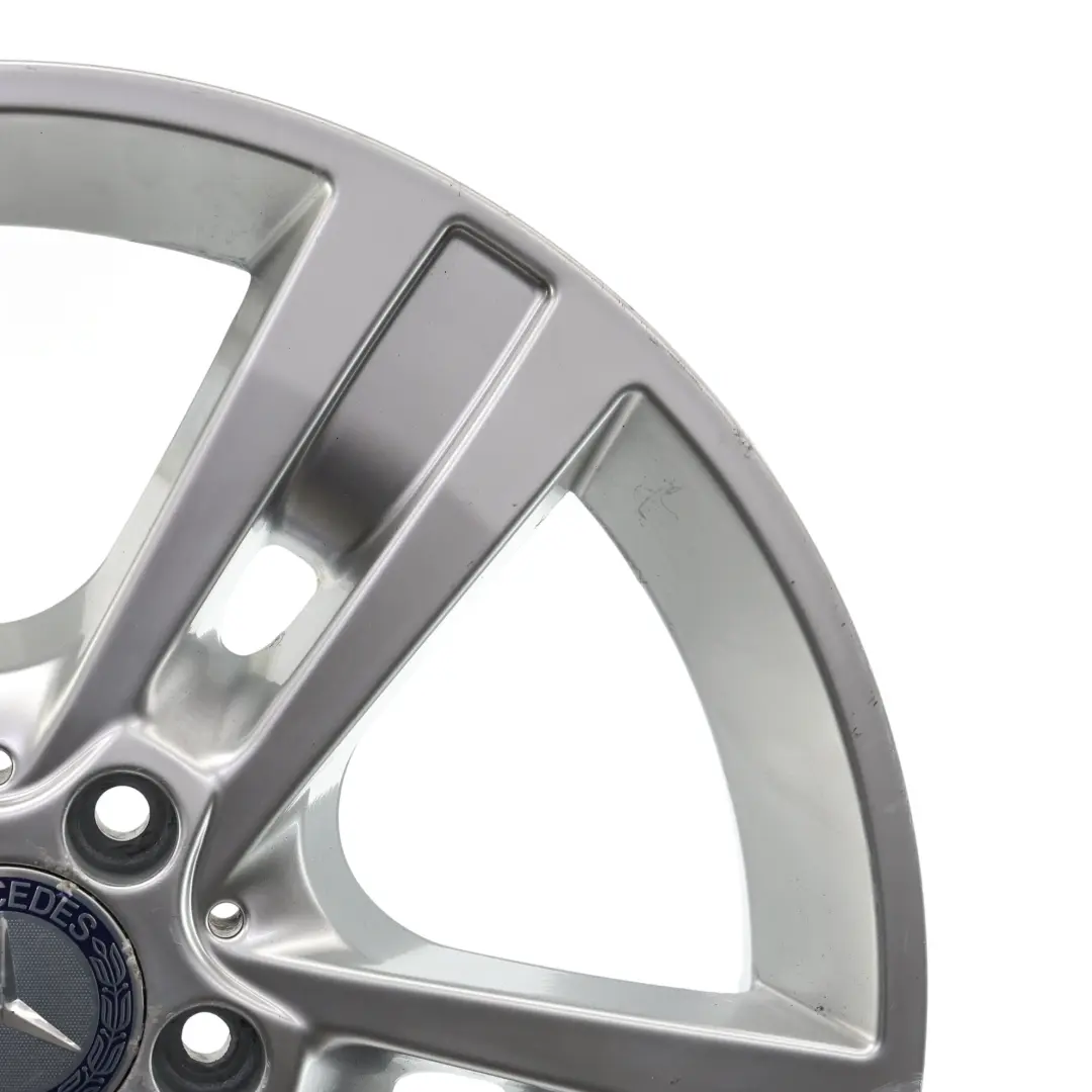 Mercedes ML W164 Silver Wheel Alloy Rim 18" 8J ET:60 5-Spoke - SKU A1644015702-4 - Part number A1644015702