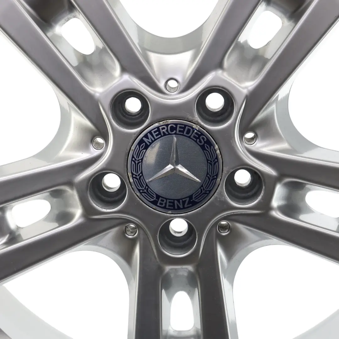 Mercedes ML W164 Silver Wheel Alloy Rim 18" 8J ET:60 5-Spoke - SKU A1644015702-4 - Part number A1644015702