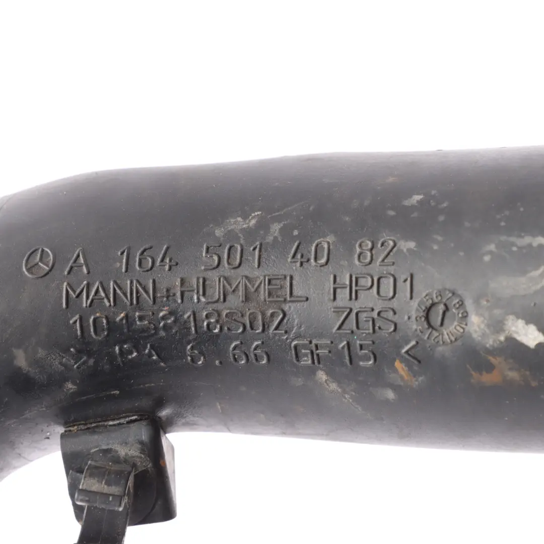 Charge Air Hose Pressure Pipe Hose Line to Mercedes W164 X164 with Part number A1645014082 Mercedes W164 X164 Charge Air Hose Pressure Pipe Hose Line - SKU A1645014082 - Part number A1645014082