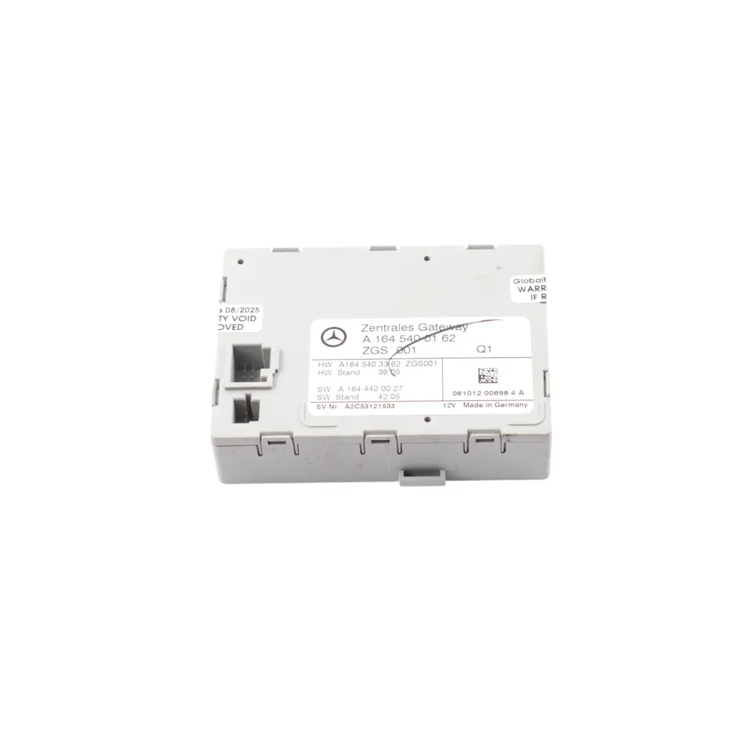 Mercedes X164 Central Gateway Control Unit Module ECU - SKU A1645400162 - Part number A1645400162
