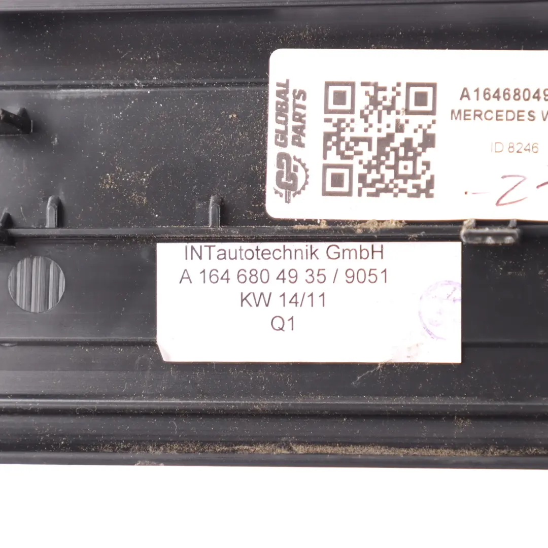 Front Door Strip Entrance Plate Left N/S to Mercedes W164 Grand Edition with Part number A1646804935 Mercedes W164 Grand Edition Front Door Strip Entrance Plate Left N/S - SKU A1646804935 - Part number A1646804935