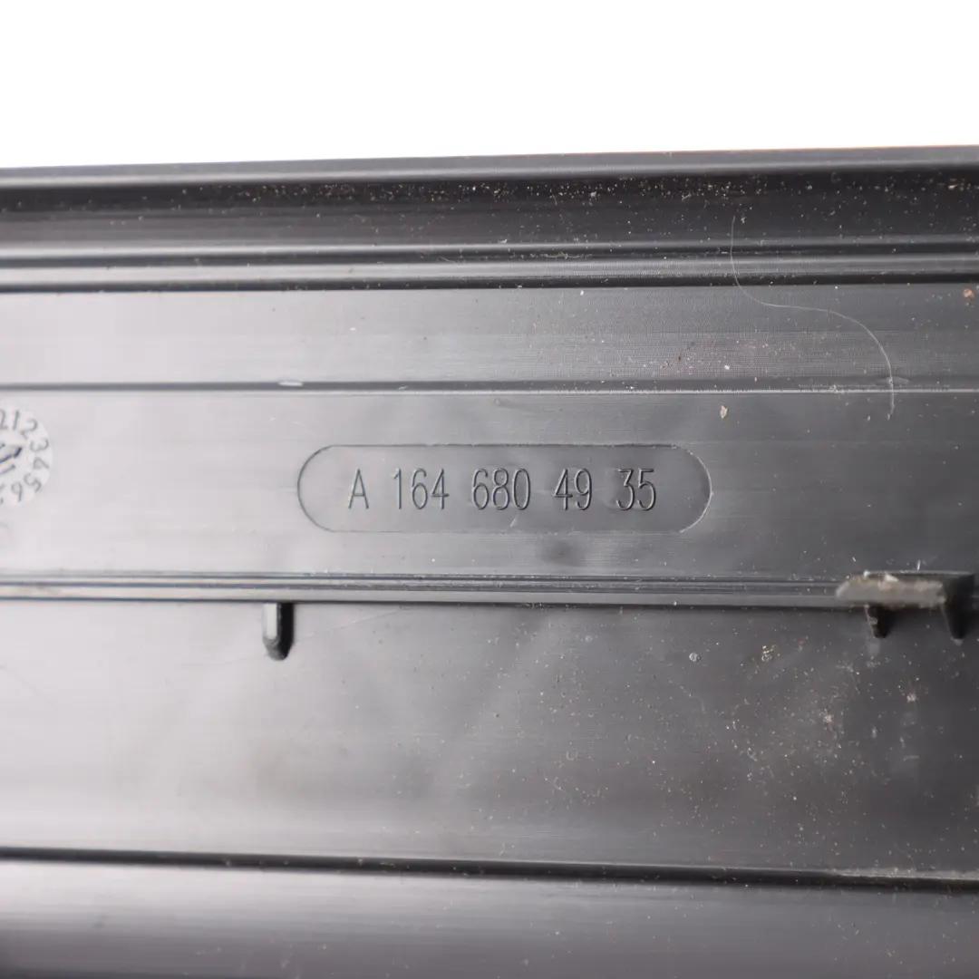 Front Door Strip Entrance Plate Left N/S to Mercedes W164 Grand Edition with Part number A1646804935 Mercedes W164 Grand Edition Front Door Strip Entrance Plate Left N/S - SKU A1646804935 - Part number A1646804935
