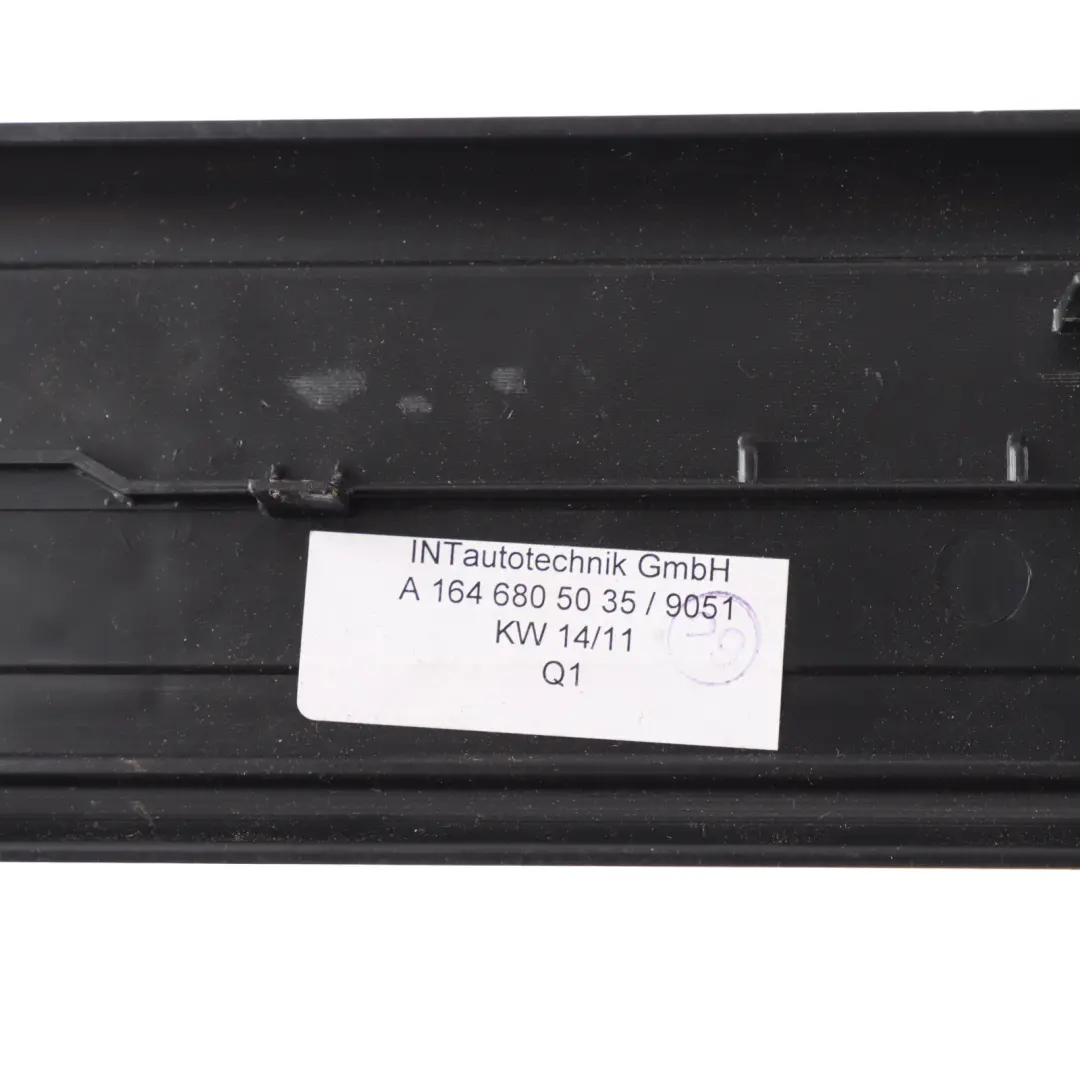 Door Sill Entry Plate Front Right O/S Trim Cover to Mercedes W164 with Part number A1646805035 Mercedes W164 Door Sill Entry Plate Front Right O/S Trim Cover - SKU A1646805035 - Part number A1646805035