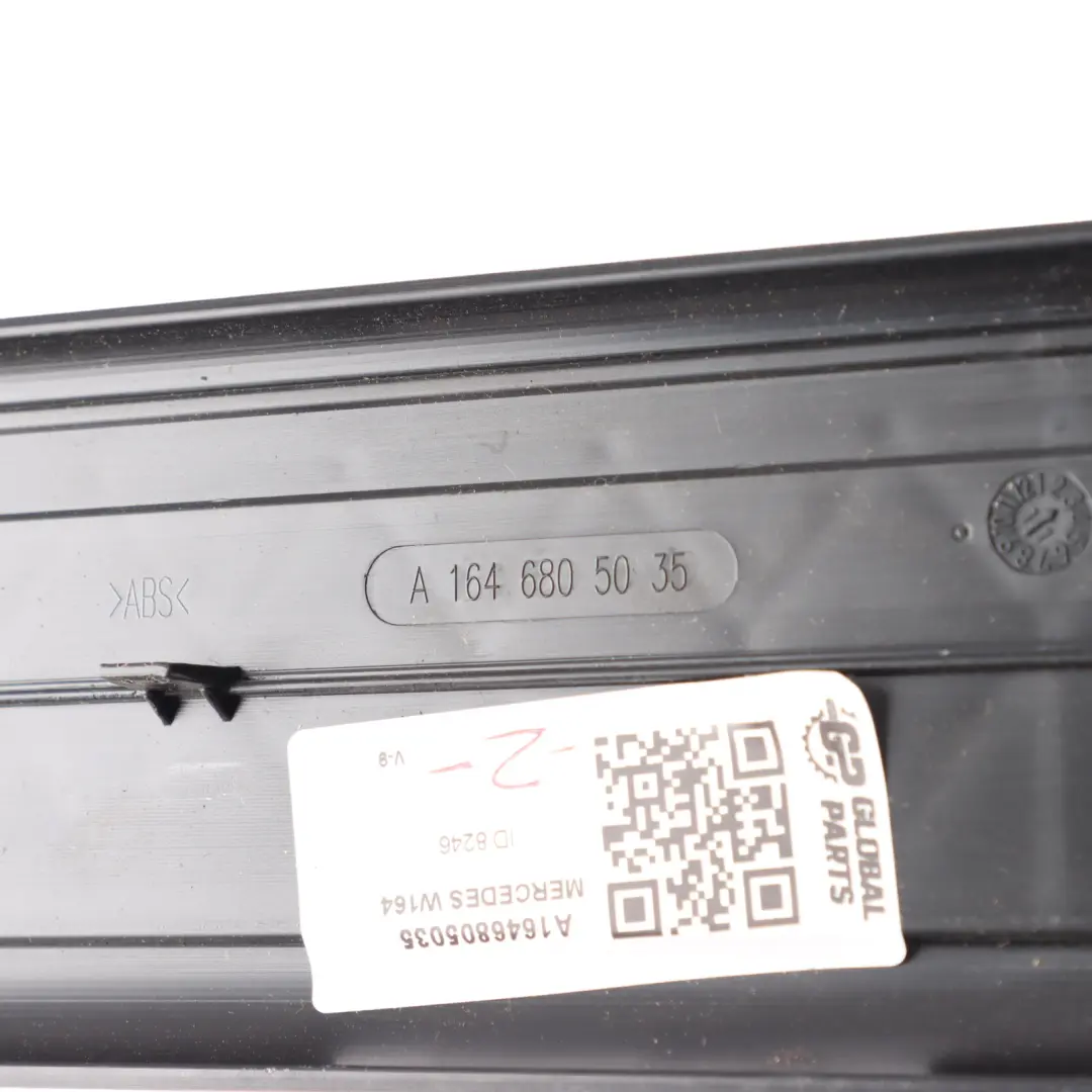 Door Sill Entry Plate Front Right O/S Trim Cover to Mercedes W164 with Part number A1646805035 Mercedes W164 Door Sill Entry Plate Front Right O/S Trim Cover - SKU A1646805035 - Part number A1646805035