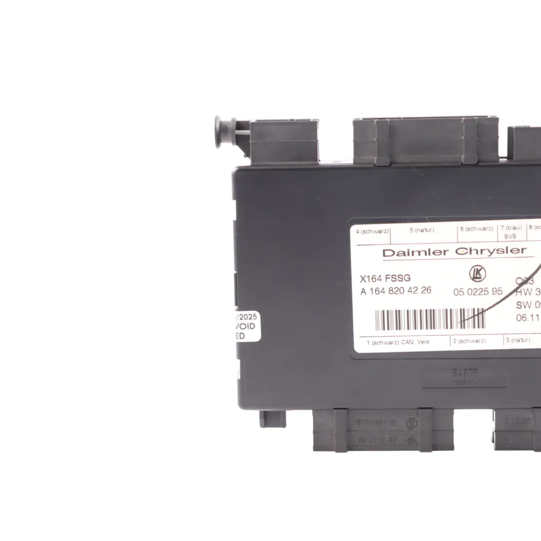 Third Seat Row Control Unit Power Folding Module FSSG to Mercedes X164 with Part number A1648204226 Mercedes X164 Third Seat Row Control Unit Power Folding Module FSSG - SKU A1648204226 - Part number A1648204226