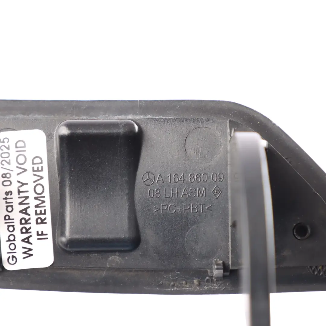 Mercedes W164 Headlight Washer Nozzle Jet Cover Cap Left N/S Obsidian Black 197 - SKU A1648600908-OB - Part number A1648600908