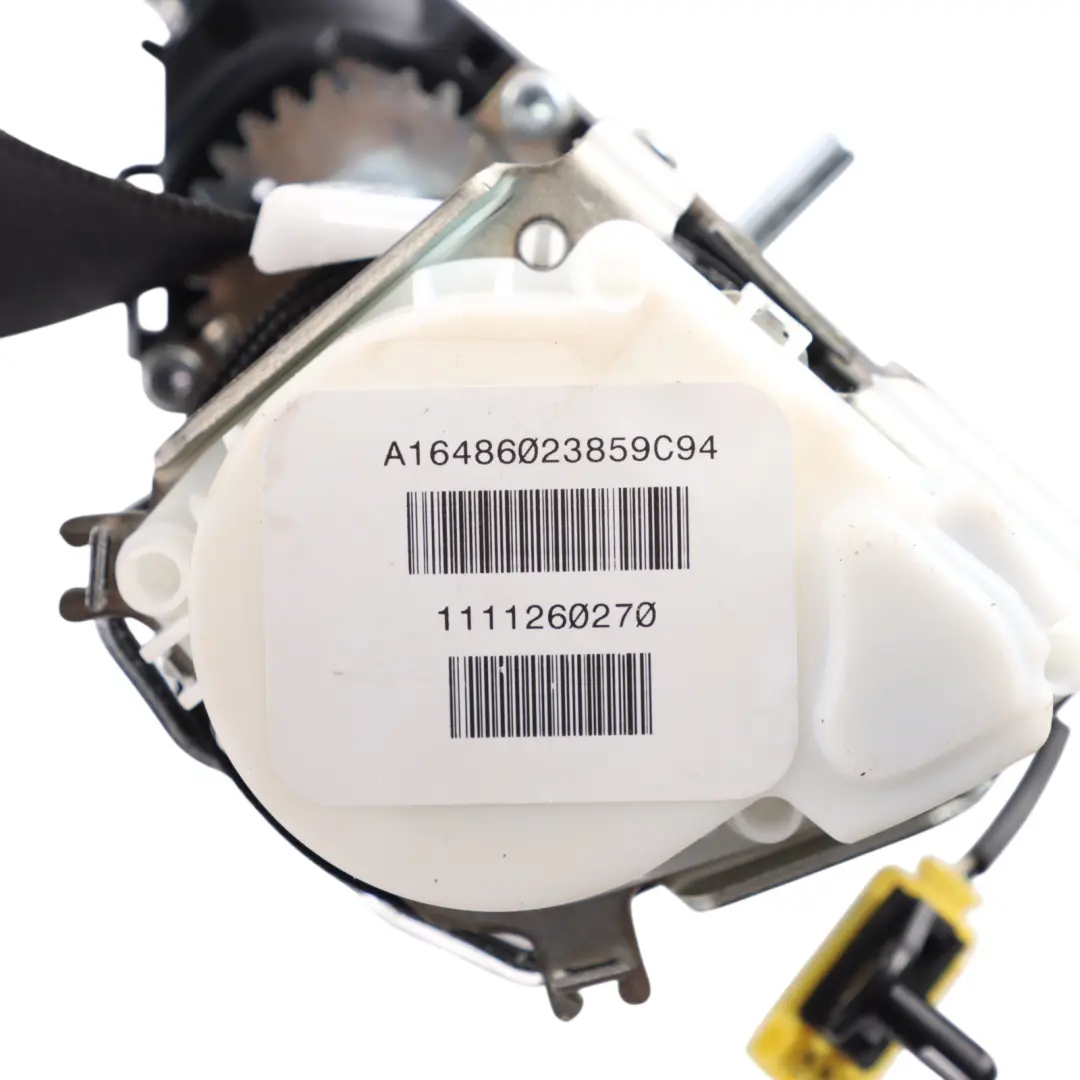 Mercedes ML W164 Rear Seat Safety Belt Right O/S Black - SKU A1648602385 - Part number A1648602385