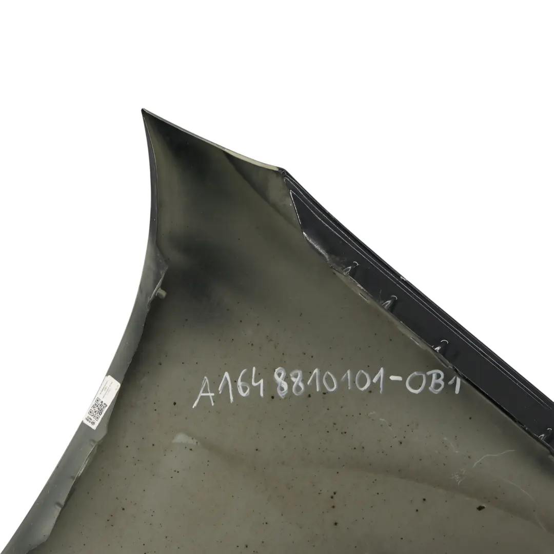 Mercedes ML W164 Seitenverkleidung vorne links Kotflügel Obsidian Schwarz - 197 - SKU A1648810101-OB1 - Teilenummer A1648810101