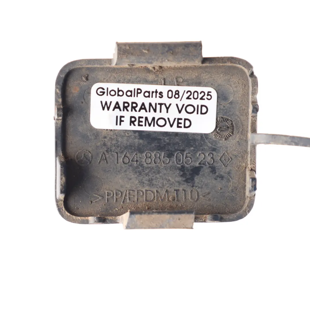 Bumper Towing Hook Cover Cap Black to Mercedes W164 Rear with Part number A1648850523 Mercedes W164 Rear Bumper Towing Hook Cover Cap Black - SKU A1648850523 - Part number A1648850523