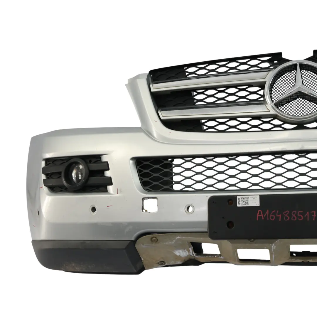 Front Bumper Trim Parktronic Iridium Silver Metallic - 775 to Mercedes GL X164 with Part number A1648851725 Mercedes GL X164 Front Bumper Trim Parktronic Iridium Silver Metallic - 775 - SKU A1648851725-IRS - Part number A1648851725