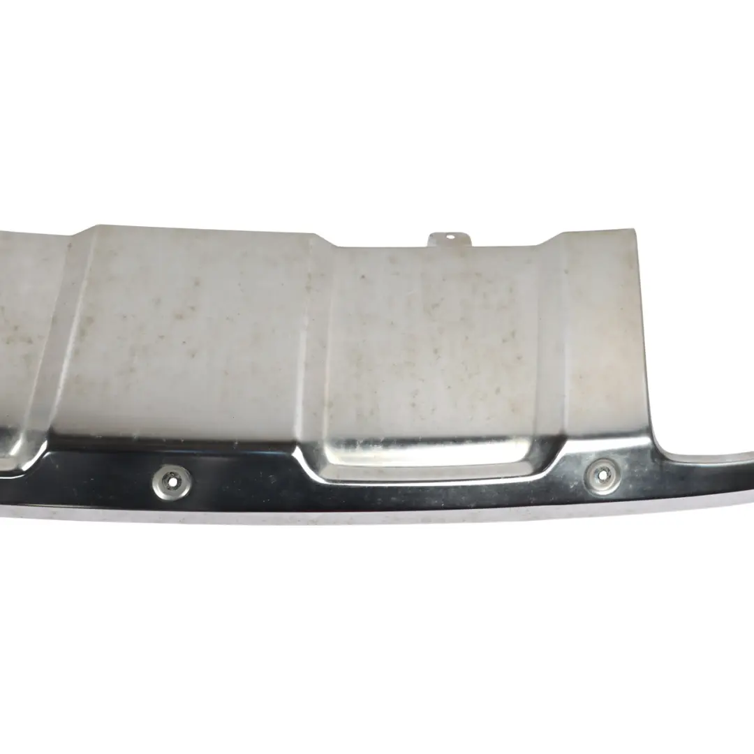 Bumper Bottom Moulding Trim Cover Panel Chrome to Mercedes W164 Rear with Part number A1648856523 Mercedes W164 Rear Bumper Bottom Moulding Trim Cover Panel Chrome - SKU A1648856523 - Part number A1648856523