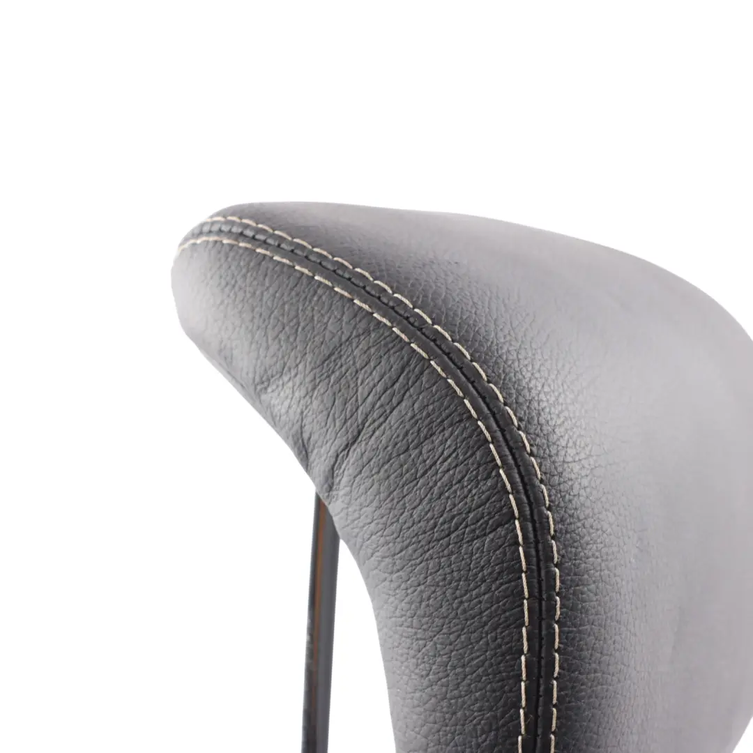 Mercedes W164 Rear Headrest Cover Left Right N/O/S Leather Black - SKU A1649708450 - Part number A1649708450
