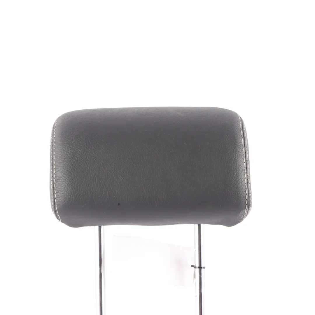 Center Middle Headrest Cover Leather Black to Mercedes W164 Rear with Part number A1649708650 Mercedes W164 Rear Center Middle Headrest Cover Leather Black - SKU A1649708650 - Part number A1649708650