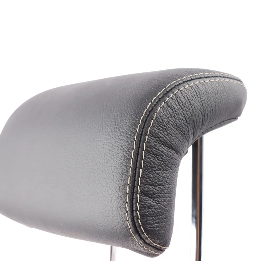 Center Middle Headrest Cover Leather Black to Mercedes W164 Rear with Part number A1649708650 Mercedes W164 Rear Center Middle Headrest Cover Leather Black - SKU A1649708650 - Part number A1649708650