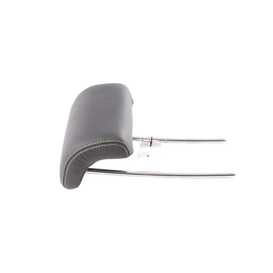 Center Middle Headrest Cover Leather Black to Mercedes W164 Rear with Part number A1649708650 Mercedes W164 Rear Center Middle Headrest Cover Leather Black - SKU A1649708650 - Part number A1649708650