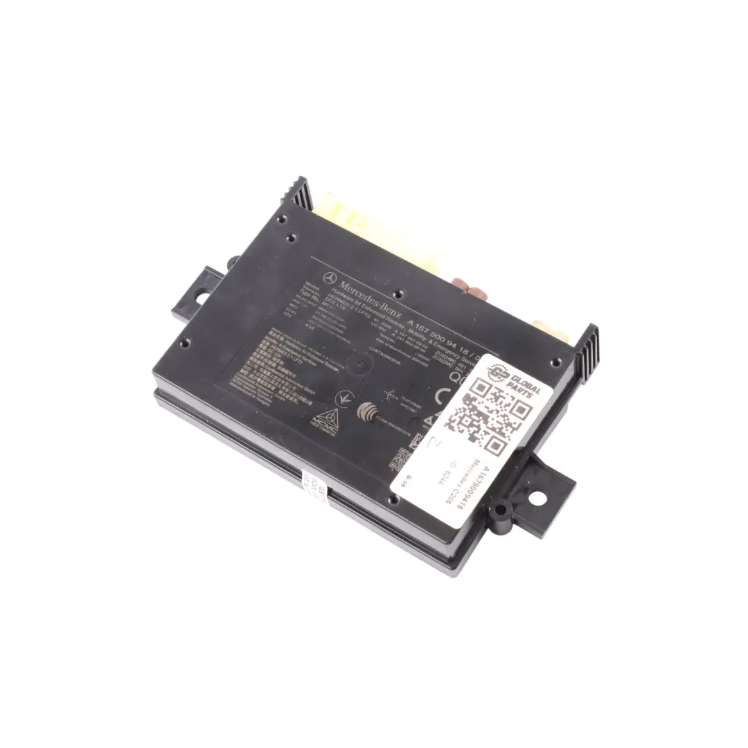 Telematics Emergency Call Module Control Unit to Mercedes C205 W205 with Part number A1679009418 Mercedes C205 W205 Telematics Emergency Call Module Control Unit - SKU A1679009418 - Part number A1679009418