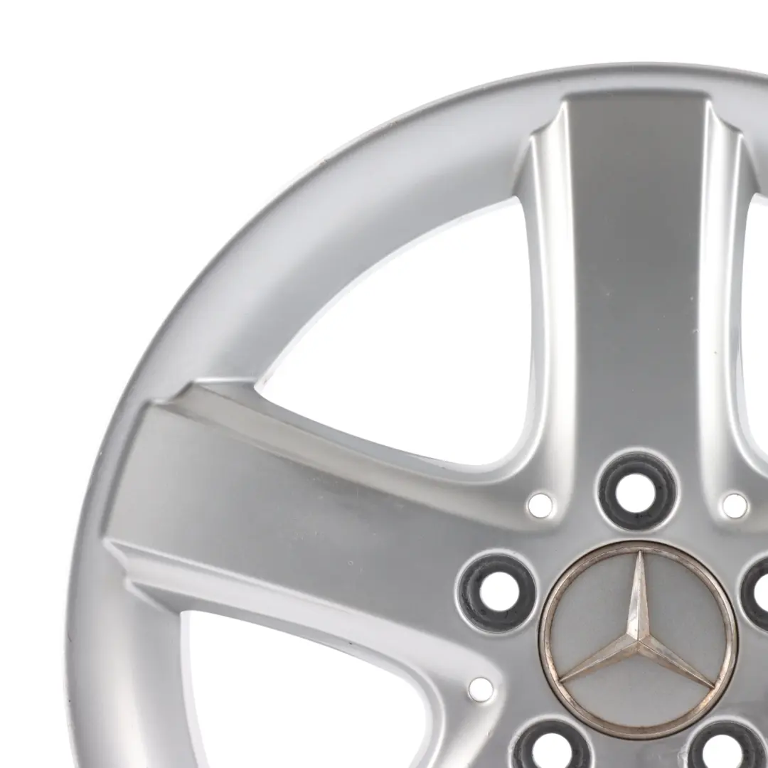 Rim Mercedes W169 W245 Alloy Wheel Rim 16" 6J ET:46 to Wheel with Part number A1694010302 Wheel Rim Mercedes W169 W245 Alloy Wheel Rim 16" 6J ET:46 - SKU A1694010302-3 - Part number A1694010302