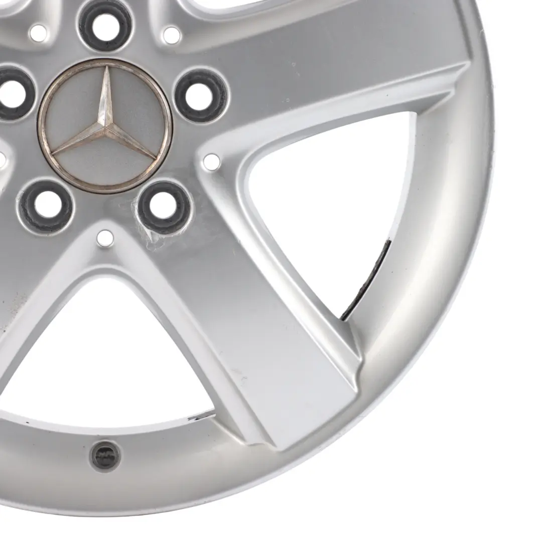 Rim Mercedes W169 W245 Alloy Wheel Rim 16" 6J ET:46 to Wheel with Part number A1694010302 Wheel Rim Mercedes W169 W245 Alloy Wheel Rim 16" 6J ET:46 - SKU A1694010302-3 - Part number A1694010302