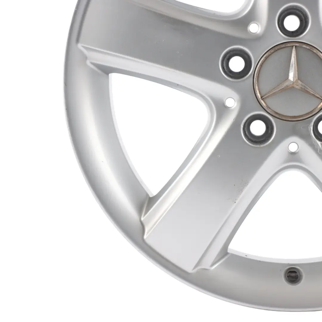 Rim Mercedes W169 W245 Alloy Wheel Rim 16" 6J ET:46 to Wheel with Part number A1694010302 Wheel Rim Mercedes W169 W245 Alloy Wheel Rim 16" 6J ET:46 - SKU A1694010302-3 - Part number A1694010302