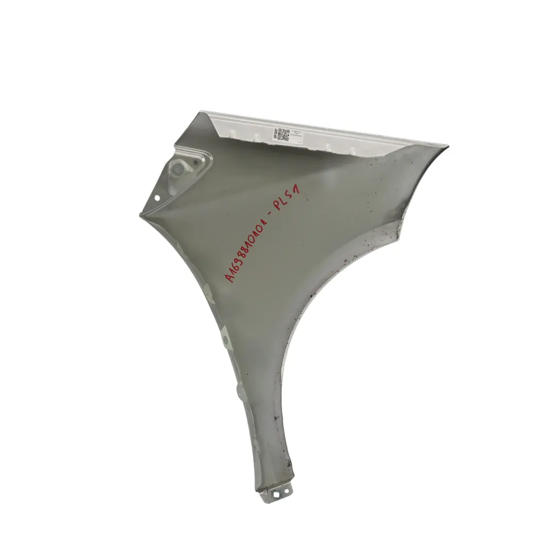 Mercedes W169 Side Wing Panel Front Left N/S Wing Fender Polar Silver - 761 - SKU A1698810101-PLS1 - Part number A1698810101