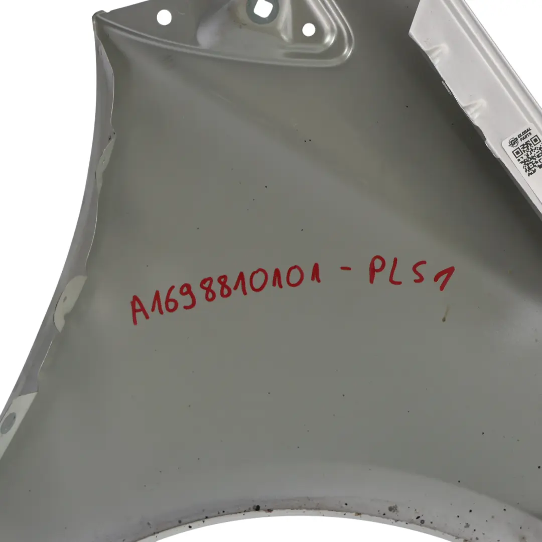 Pannello dell'ala anteriore sinistra Parafango Polar Silver - 761 per Mercedes W169 con numero di parte A1698810101 Mercedes W169 Pannello dell'ala anteriore sinistra Parafango Polar Silver - 761 - SKU A1698810101-PLS1 - Numero di parte A1698810101