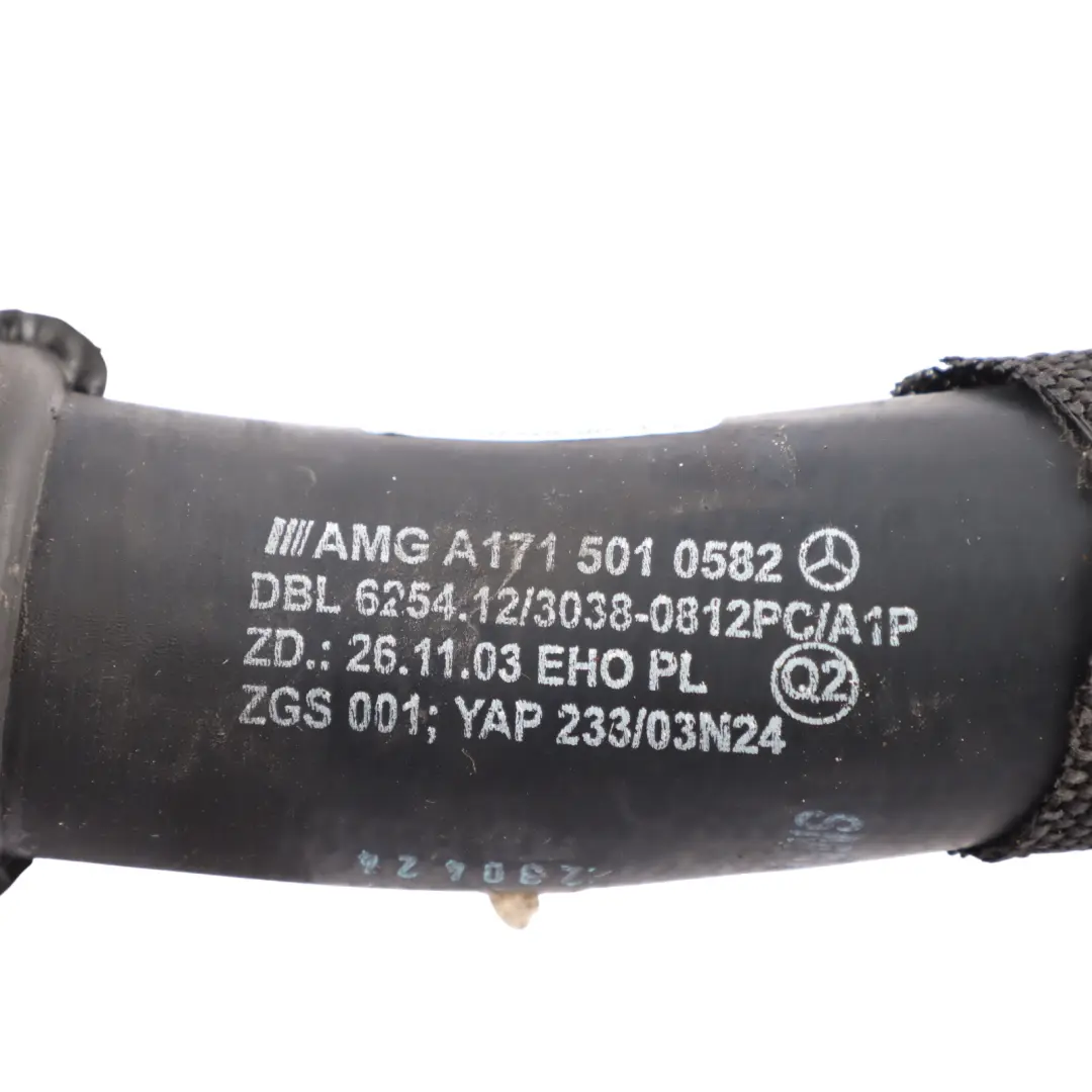 M113 Water Pipe Cooling Coolant Hose Line to Mercedes SLK R171 with Part number A1715010582 Mercedes SLK R171 M113 Water Pipe Cooling Coolant Hose Line - SKU A1715010582 - Part number A1715010582