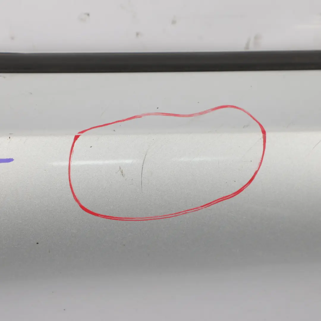 Door Sill Side Cover Skirt Right O/S Iridium Silver Metallic - 775 to Mercedes R171 with Part number A1716980254 Mercedes R171 Door Sill Side Cover Skirt Right O/S Iridium Silver Metallic - 775 - SKU A1716980254-IRS - Part number A1716980254