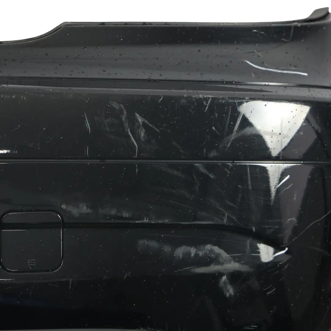 Bumper Trim Panel Covering AMG Obsidian Black - 197 to Mercedes SLK R171 Rear with Part number A1718850525 Mercedes SLK R171 Rear Bumper Trim Panel Covering AMG Obsidian Black - 197 - SKU A1718850525-OB - Part number A1718850525
