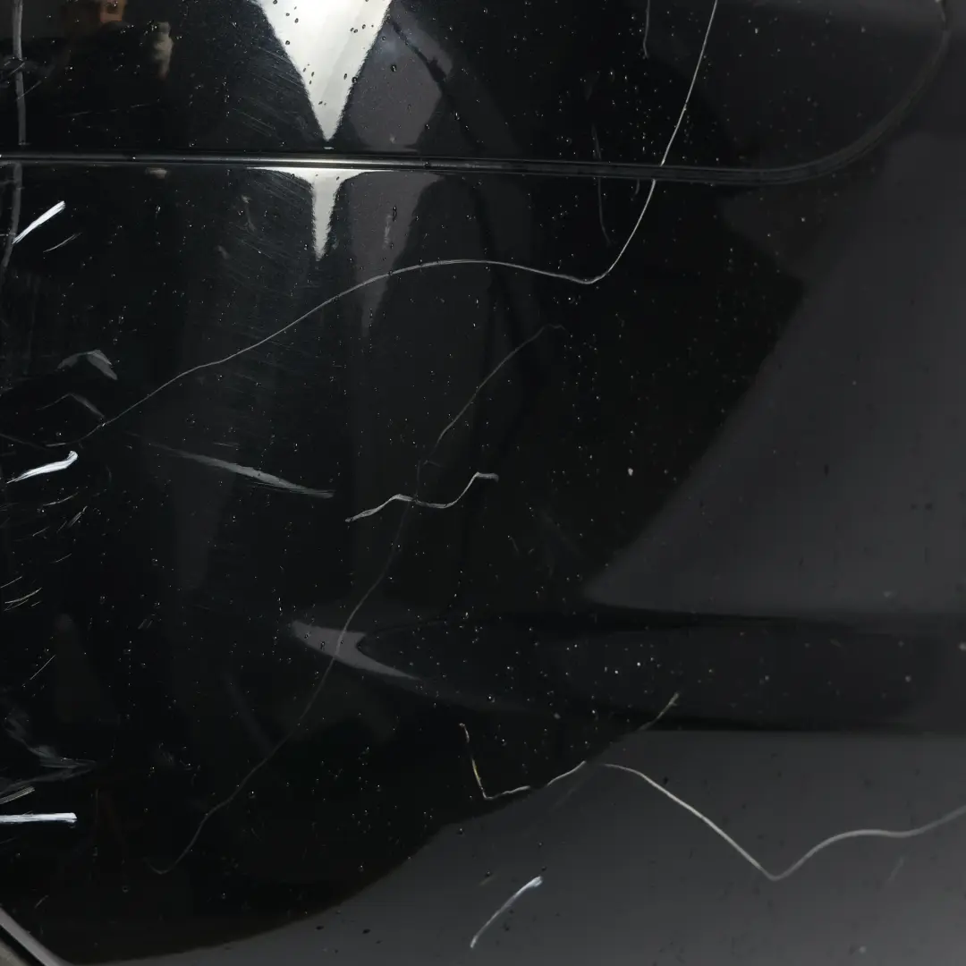 Bumper Trim Panel Covering AMG Obsidian Black - 197 to Mercedes SLK R171 Rear with Part number A1718850525 Mercedes SLK R171 Rear Bumper Trim Panel Covering AMG Obsidian Black - 197 - SKU A1718850525-OB - Part number A1718850525