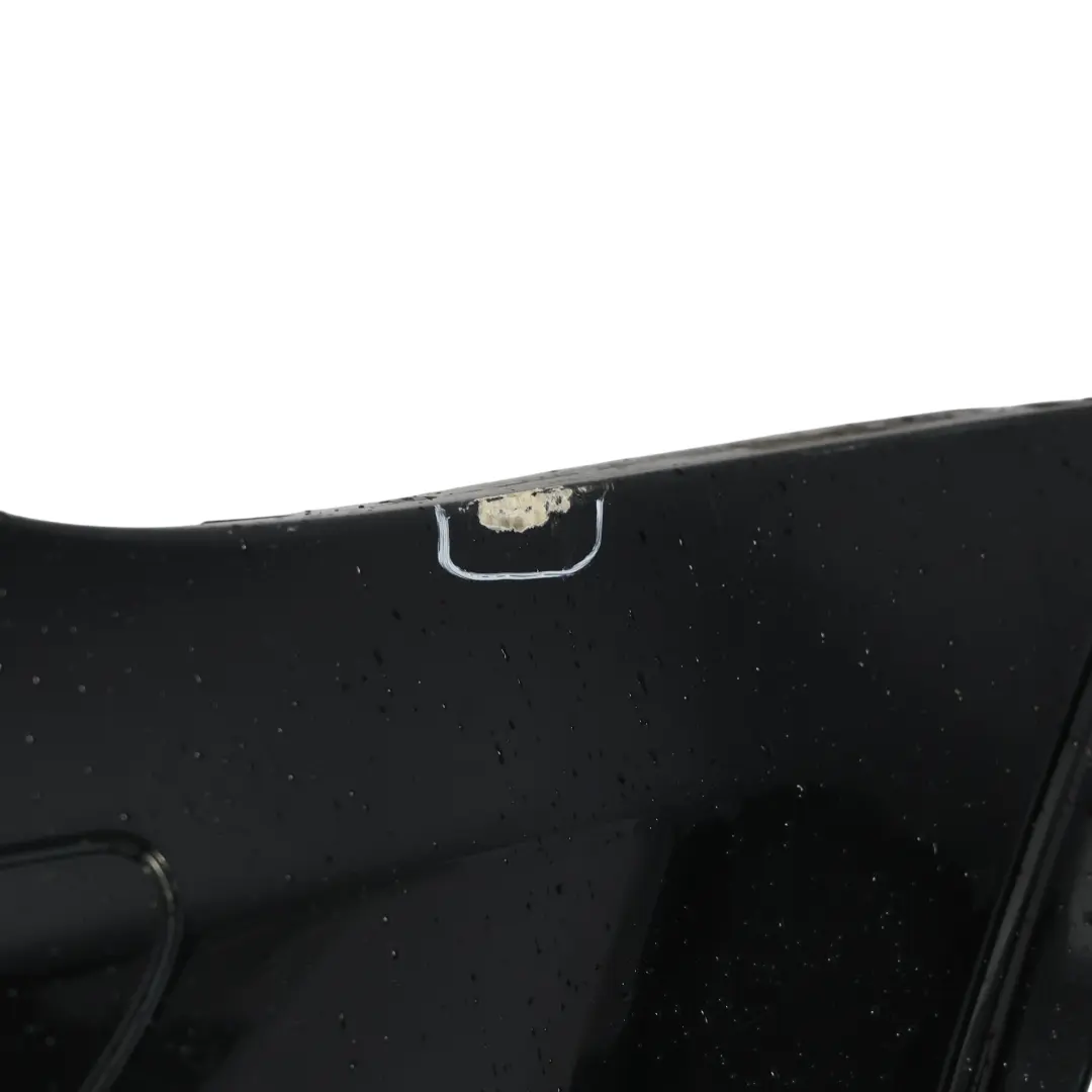 Bumper Trim Panel Covering AMG Obsidian Black - 197 to Mercedes SLK R171 Rear with Part number A1718850525 Mercedes SLK R171 Rear Bumper Trim Panel Covering AMG Obsidian Black - 197 - SKU A1718850525-OB - Part number A1718850525