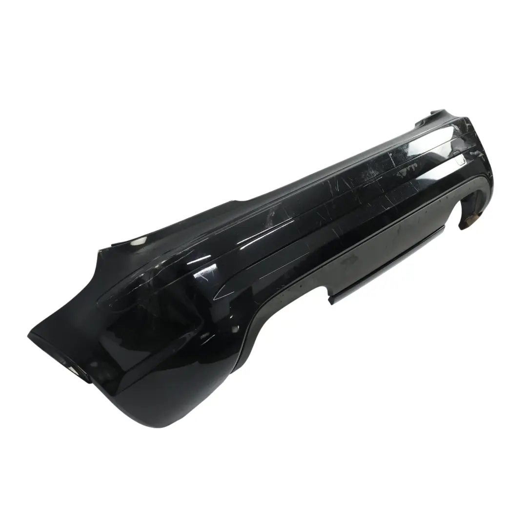 Bumper Trim Panel Covering AMG Obsidian Black - 197 to Mercedes SLK R171 Rear with Part number A1718850525 Mercedes SLK R171 Rear Bumper Trim Panel Covering AMG Obsidian Black - 197 - SKU A1718850525-OB - Part number A1718850525