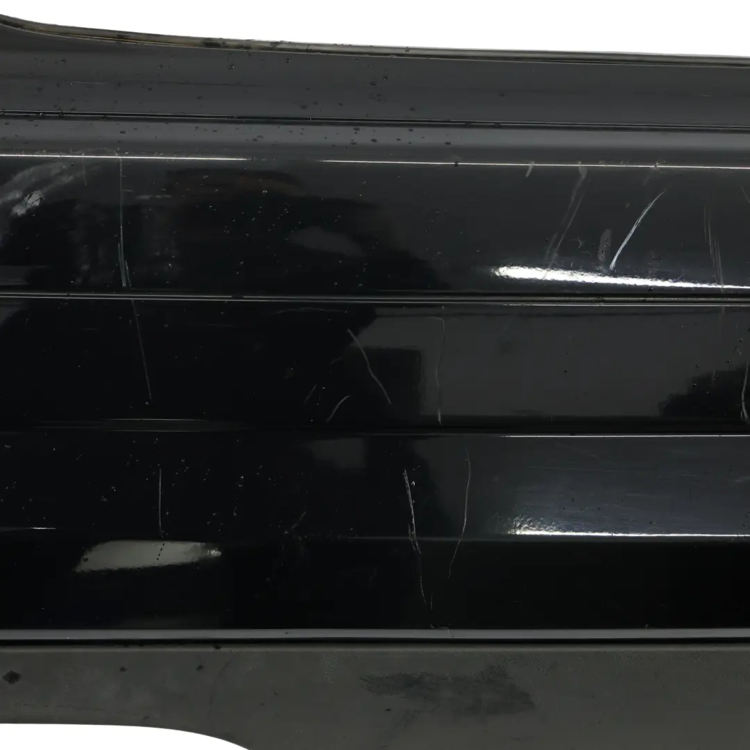 Bumper Trim Panel Covering AMG Obsidian Black - 197 to Mercedes SLK R171 Rear with Part number A1718850525 Mercedes SLK R171 Rear Bumper Trim Panel Covering AMG Obsidian Black - 197 - SKU A1718850525-OB - Part number A1718850525