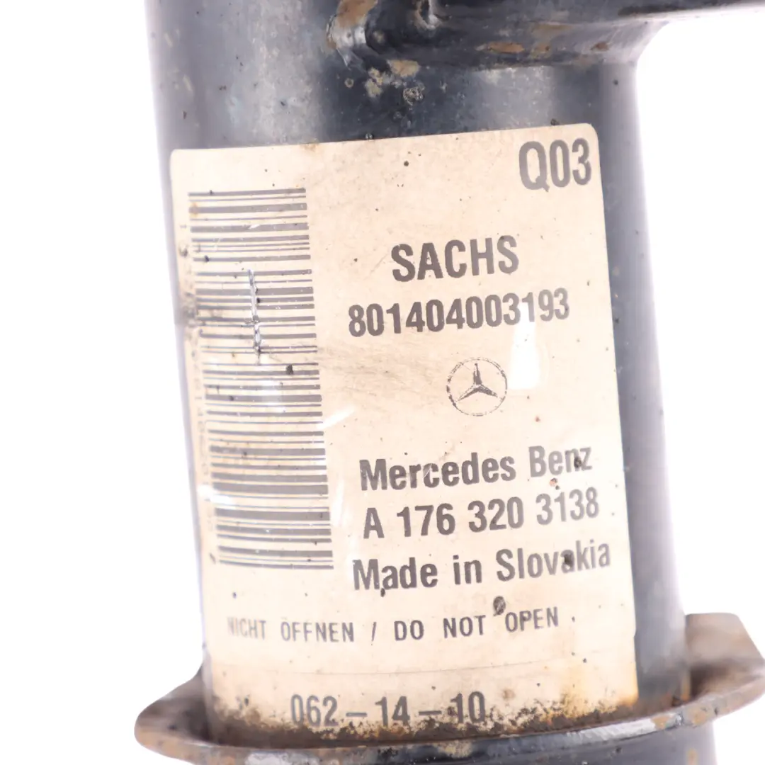 Mercedes C117 W176 Front Shock Absorber Spring Strut Left N/S - SKU A1763203138 - Part number A1763203138