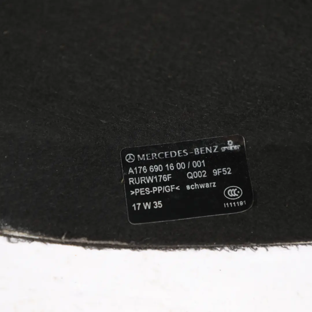 Mercedes W176 Parcel Shelf Trim Boot Trunk Cover Panelling Anthrazit - SKU A1766901600-1 - Part number A1766901600